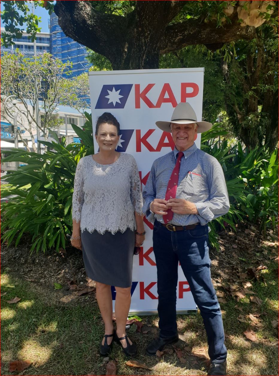 Bob Katter And KAP QLD Senate Candidate Joy Marriott